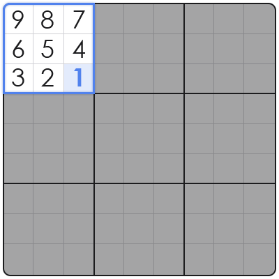 blank sudoku board